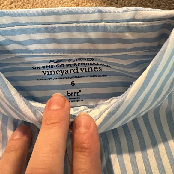 Vineyard Vines classic fit gingham otg brrr shirt - Picture 2 of 5